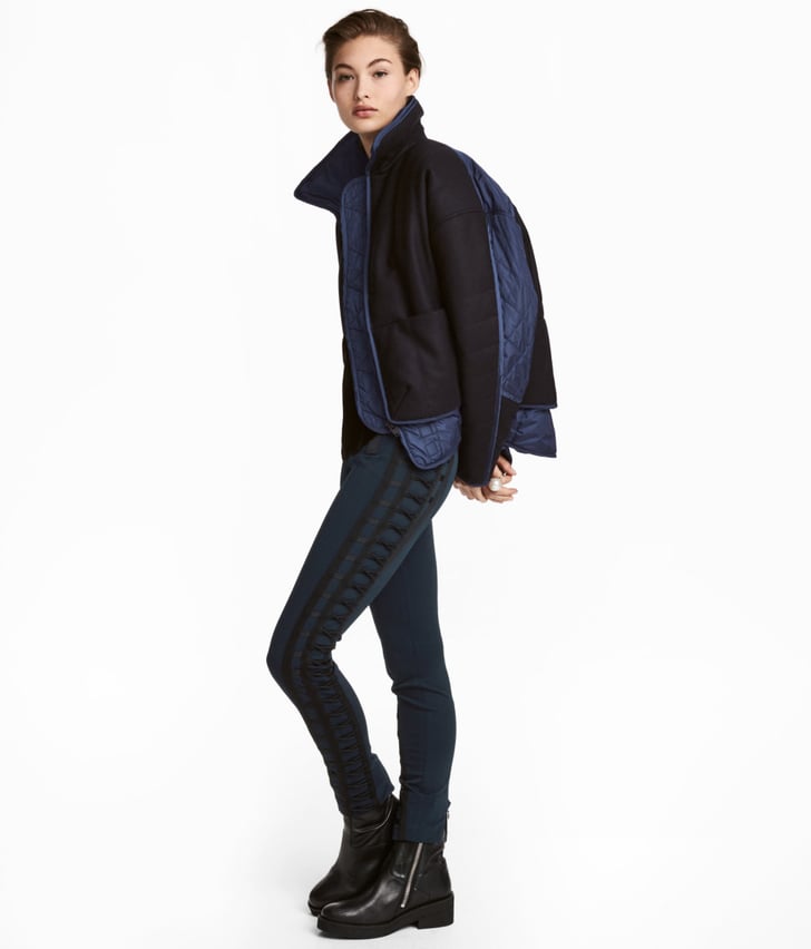 RibbonEmbroidered Pants H&M Fall Studio Collection POPSUGAR