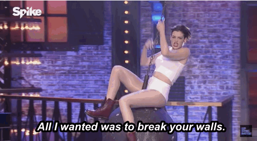 When She Rode the Hell Out of the Wrecking Ball