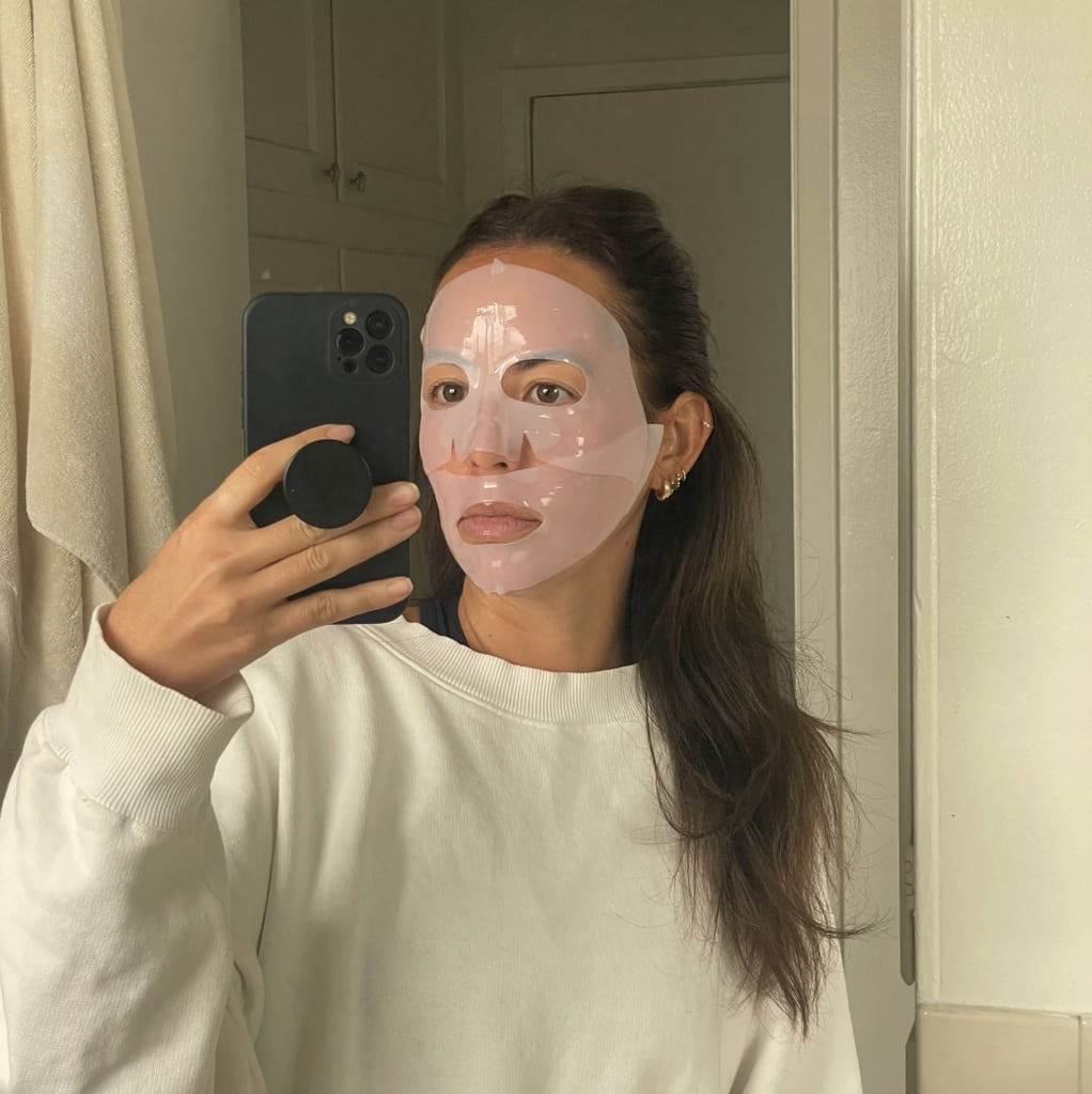 Medicube Salmon PDRN Pink Collagen Jelly Gel Mask ($14, originally $21)
If you've been contemplating hopping on the salmon skin-care trend, consider this your sign to do so. There's no better brand to start with than Medicube, of course. Made for all skin types, this viral mask promises to improve your skin's appearance through salmon sperm DNA, reduce fine lines through hydrolyzed collagen, and reduce irritation through niacinamide. One editor loves it for its hydrating properties, which you can read more about in her Medicube Salmon PDRN Pink Collagen Jelly Gel Mask review. 
Editor Quote: "This mask, in particular, is great because of how brightening and hydrating it is. I noticed immediately after my first use that my skin looked more luminous and it felt a lot more moisturized, which is something I'm in desperate need of 24/7 because I'm always battling dry flakes around my nose." — Renee Rodriguez, senior staff writer and social producer