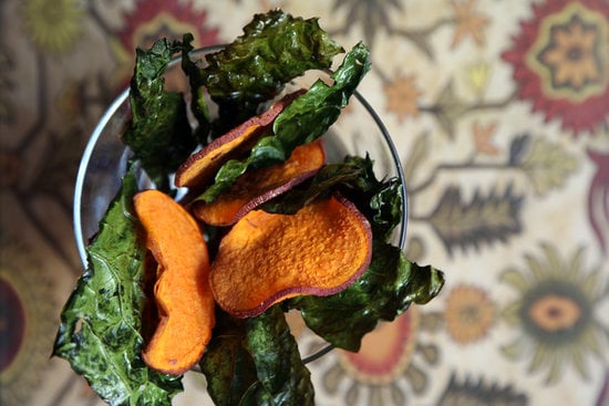 Kale and Sweet Potato Chips