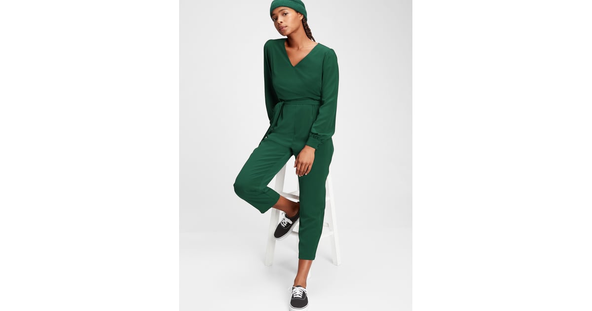 Gap VNeck Jumpsuit Best Gap Clothes on Sale 2021 Shopping Guide