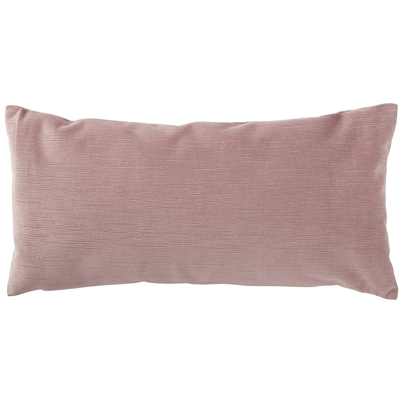 Rivet Velvet Texture Striated Decorative Throw Pillow