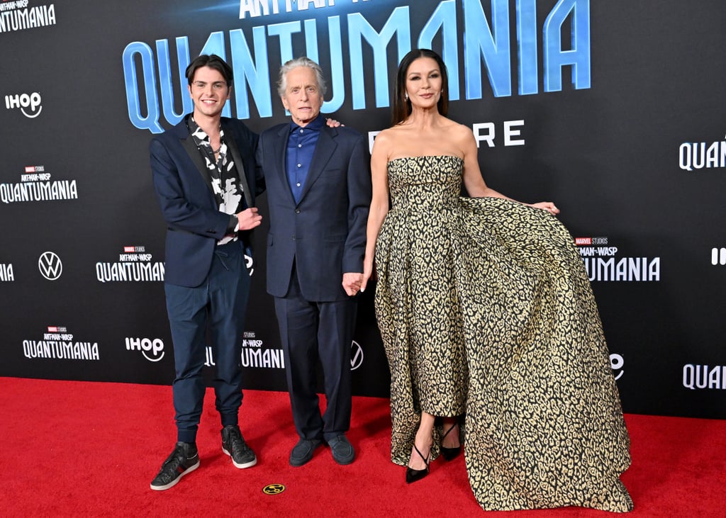 Catherine Zeta-Jones, Michael Douglas, and Dylan at Premiere