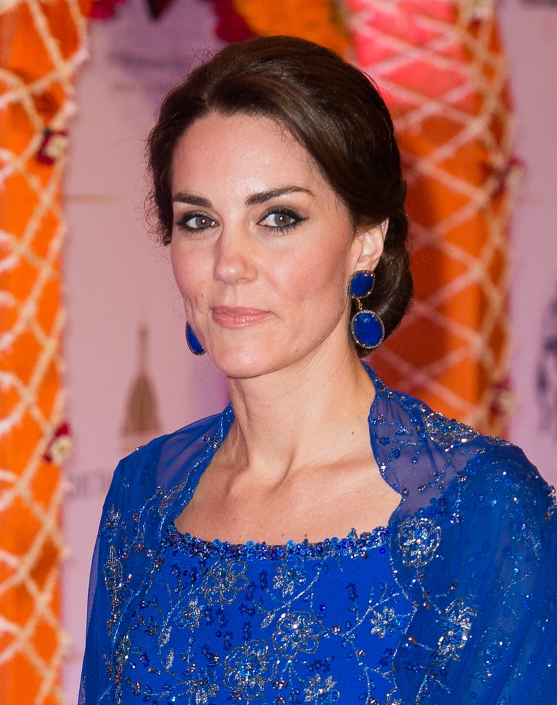 Kate Middleton in Jenny Packham Dress at Mumbai Gala