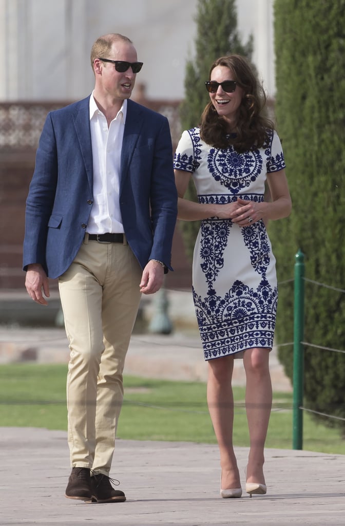 Kate Middleton and Prince William at the Taj Mahal 2016