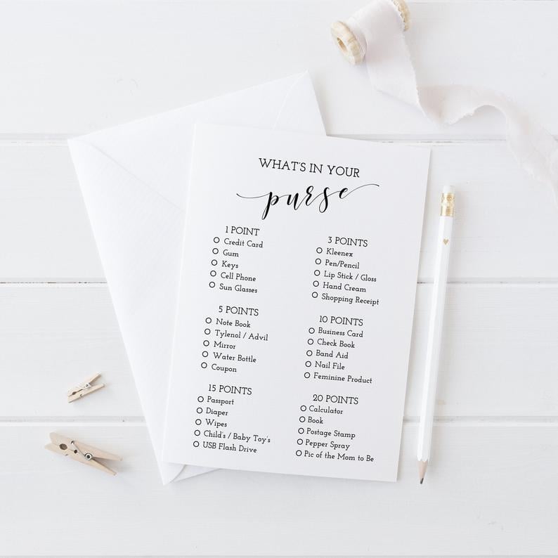 30 Printable Baby-Shower Games