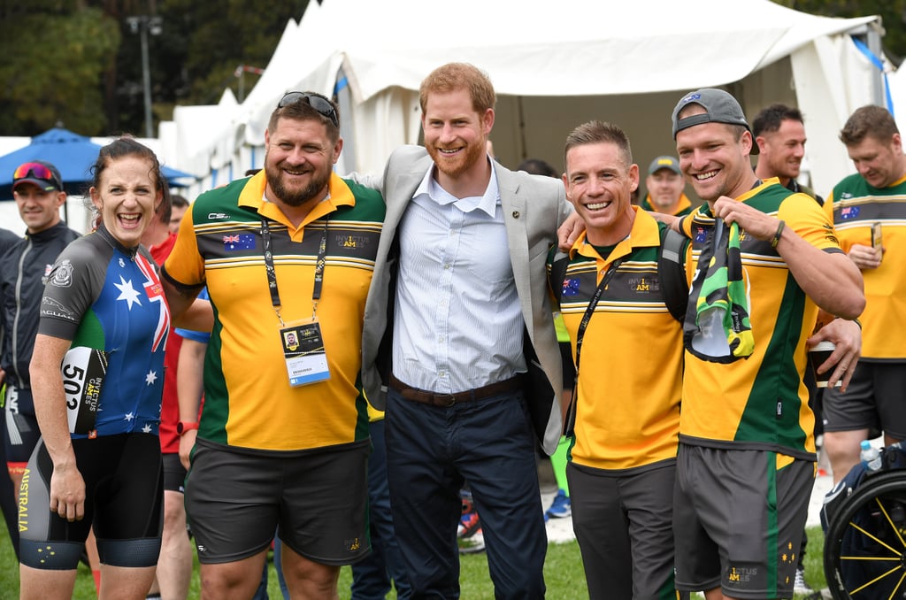 Prince Harry Tries on Speedo at Invictus Games 2018