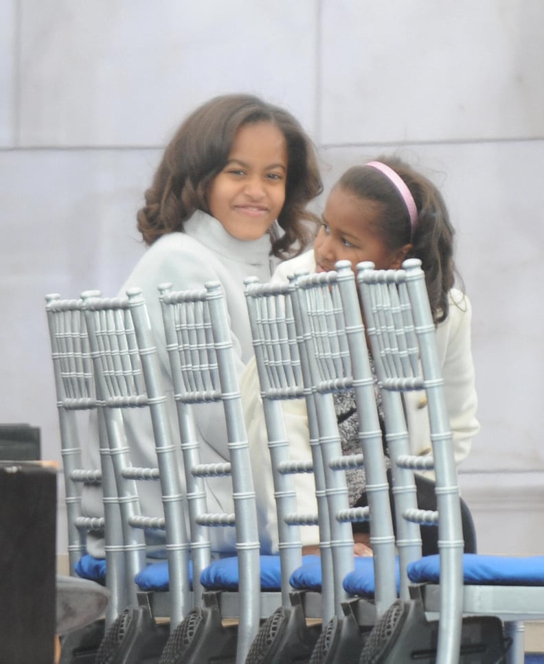 When They Looked Supercute at an Inauguration Event For Their Dad in 2009