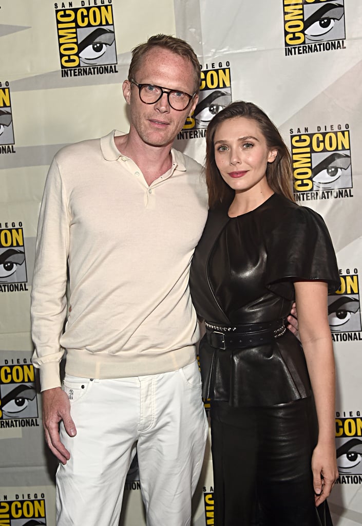 Pictured: Paul Bettany and Elizabeth Olsen at San Diego Comic-Con.