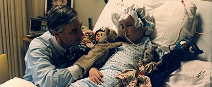 Mister Rogers Visiting a Young Fan in the Hospital