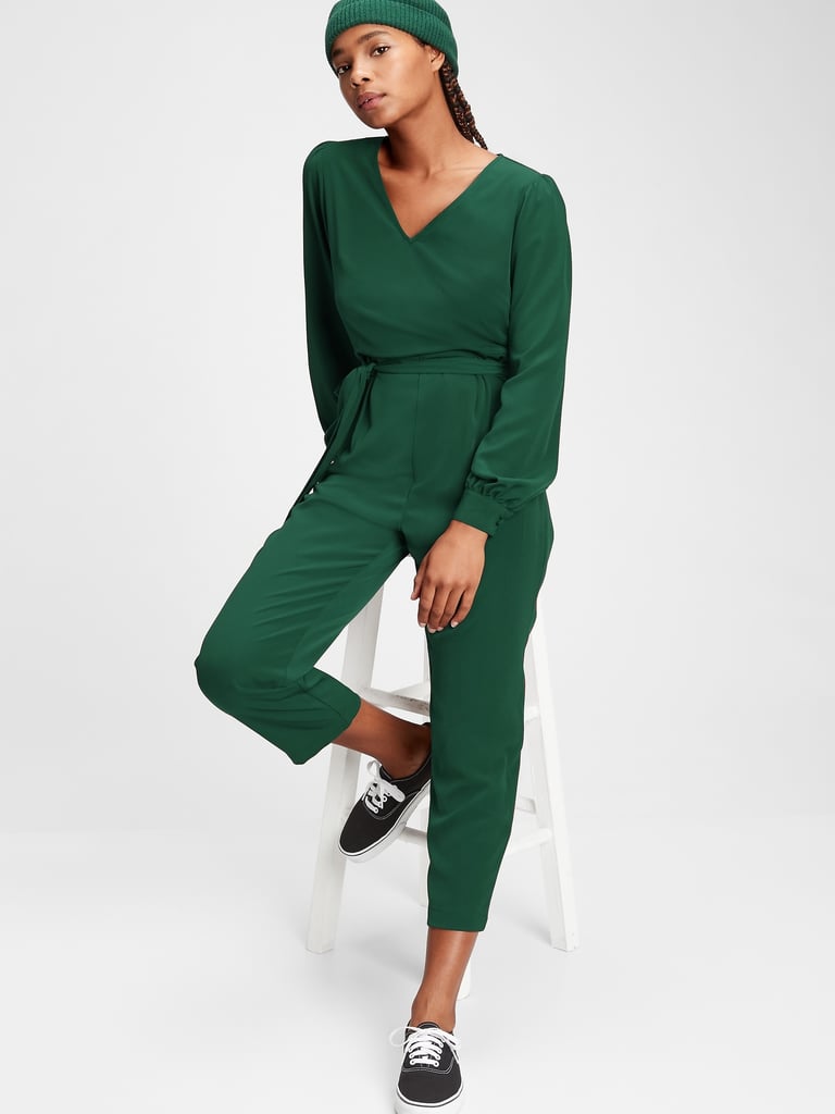 Gap V-Neck Jumpsuit