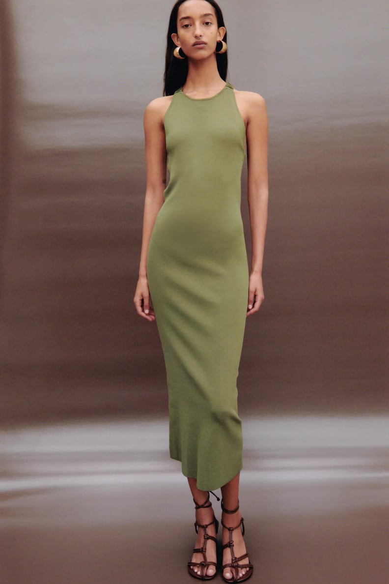 Zara Knit Midi Dress