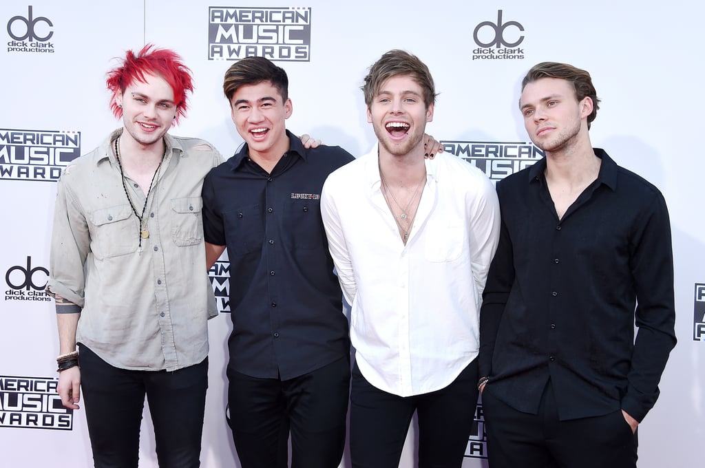Pictured: Luke Hemmings, Michael Clifford, Calum Hood, and Ashton Irwin