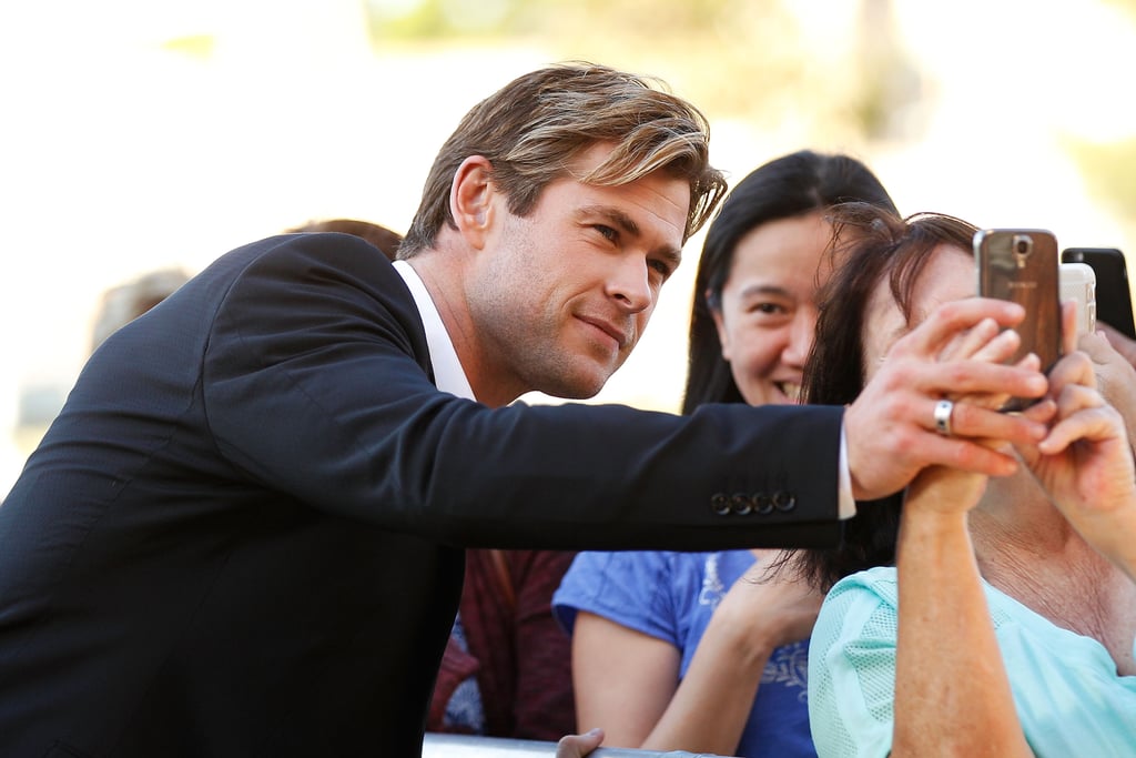 Chris Hemsworth Heart of the Sea Sydney Screening Pictures
