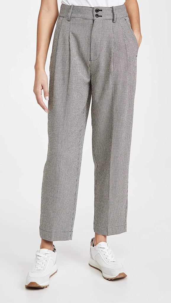 Madewell Tapered Pleated Wide Leg Pants