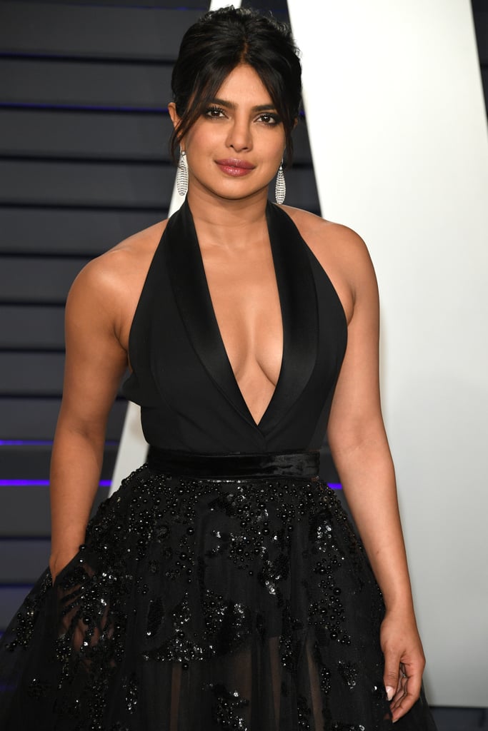 Priyanka Chopra Elie Saab Dress at Vanity Fair Oscars Party