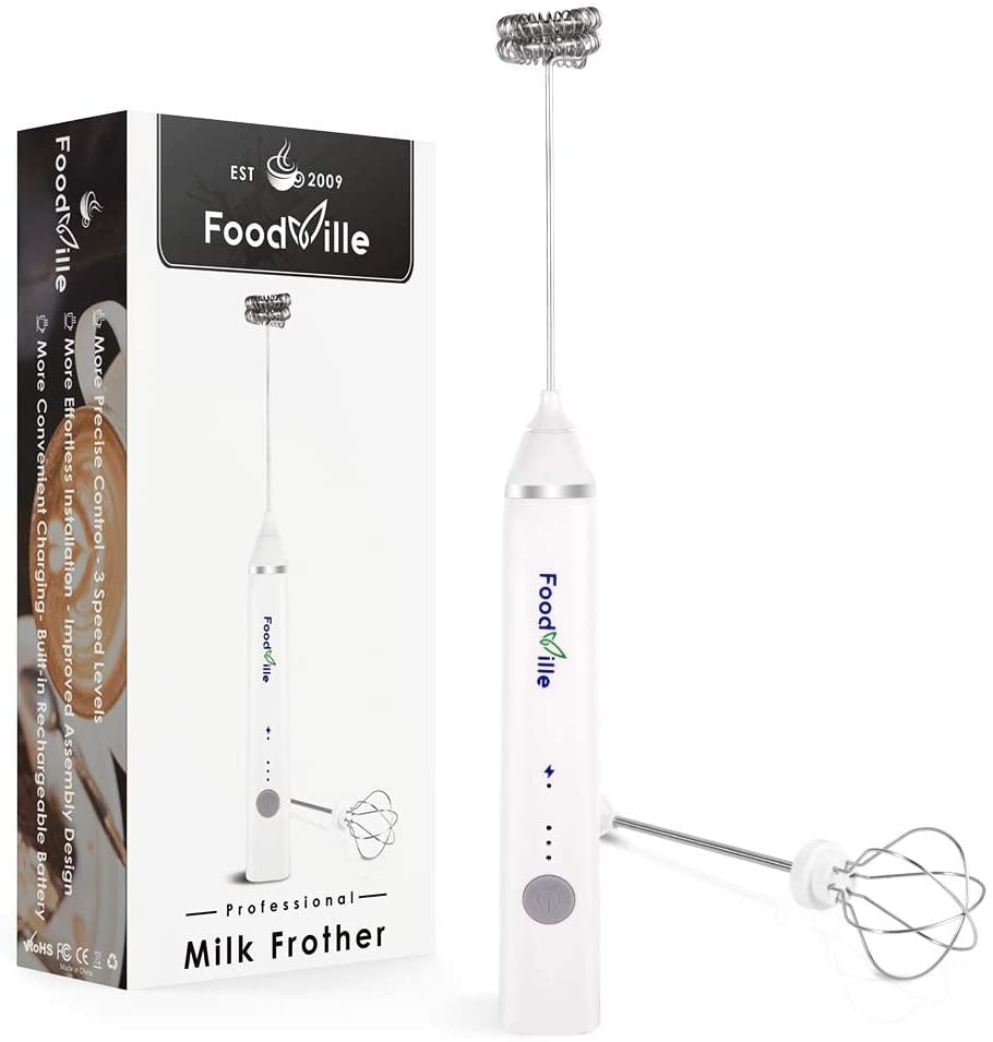 FoodVille MF05 Rechargeable Handheld Milk Frother
