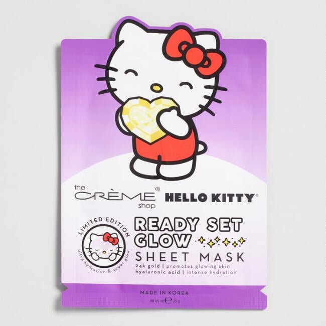 Hello Kitty Ready Set Glow Korean Beauty Sheet Mask Set