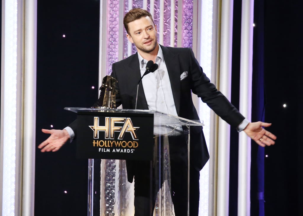 Justin Timberlake at Hollywood Film Awards 2016