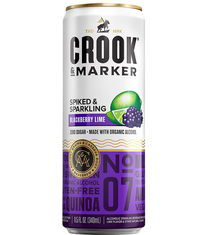 Crook & Marker Spiked & Sparkling Drink: Blackberry Lime