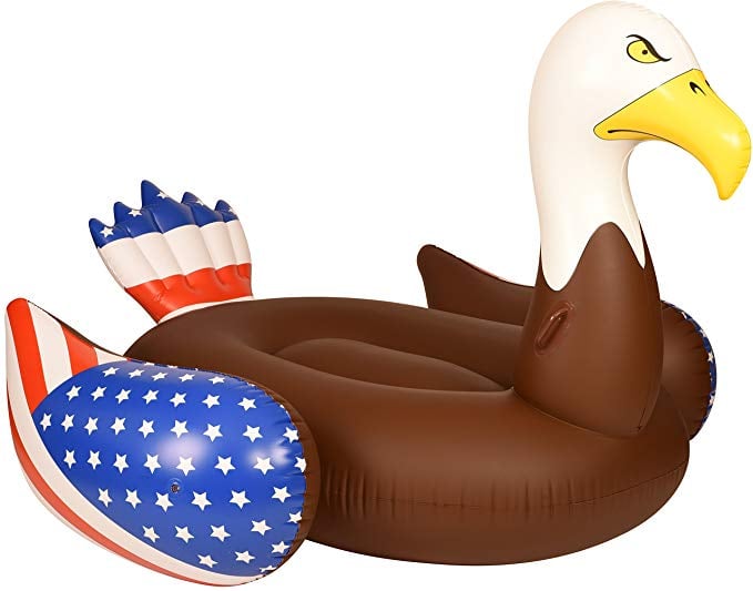 This Bald Eagle Pool Float What Every Summer Party Needs | Smart Living
