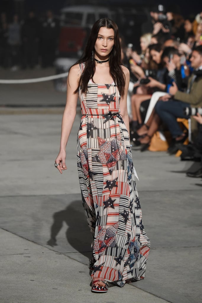 Bella walked the runway