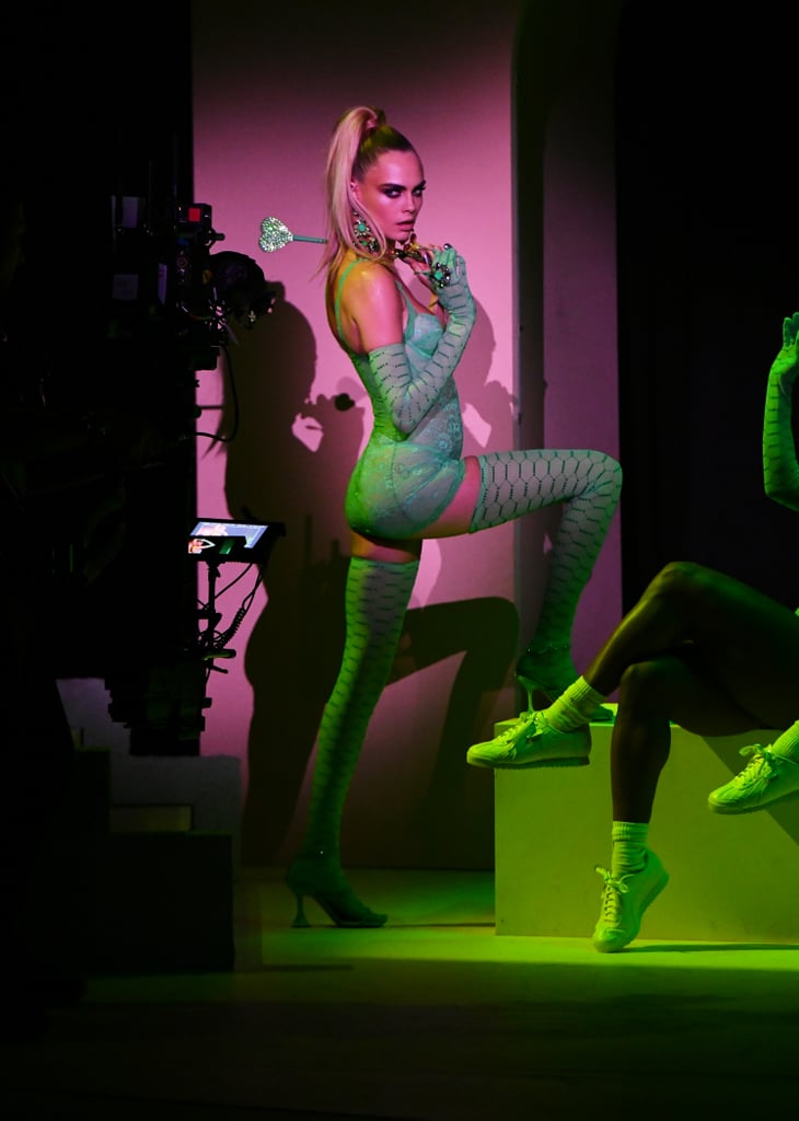 蕾哈娜的野蛮x Fenty 2019 NYFW时装秀的照片