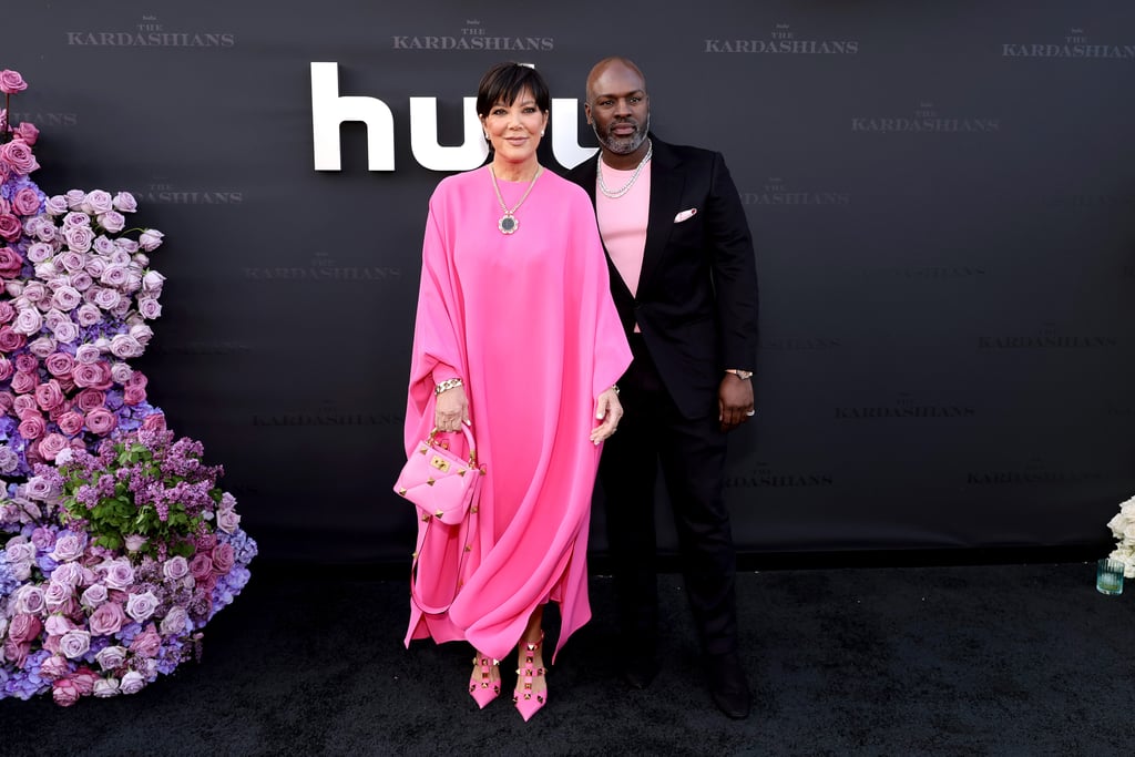 Kris Jenner and Corey Gamble at "The Kardashians" Hulu Premiere