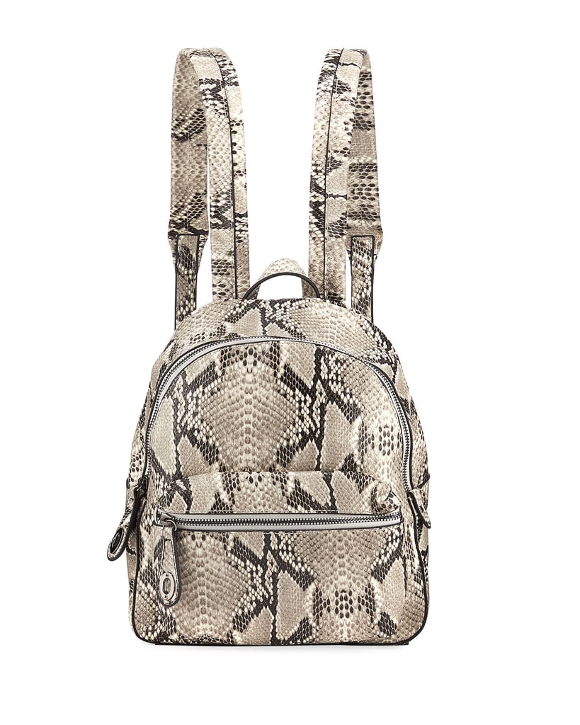 michael kors snakeskin backpack