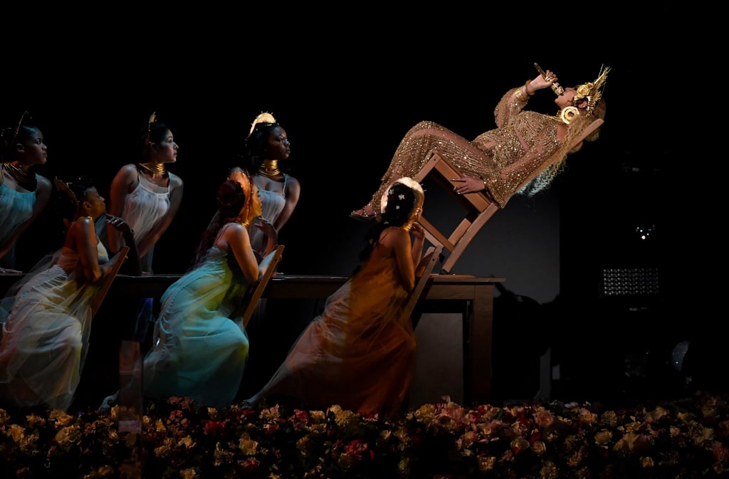 Beyonce Knowles at the 2017 Grammys