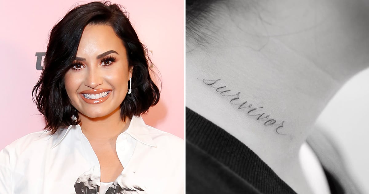 Demi Lovato Debuts New Neck Tattoo And Its Going Straight To Our Mood Board