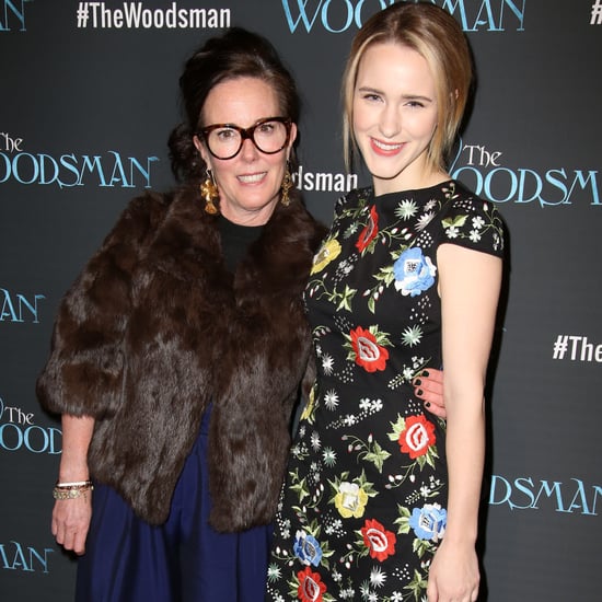 Rachel Brosnahan Tribute to Kate Spade's Father