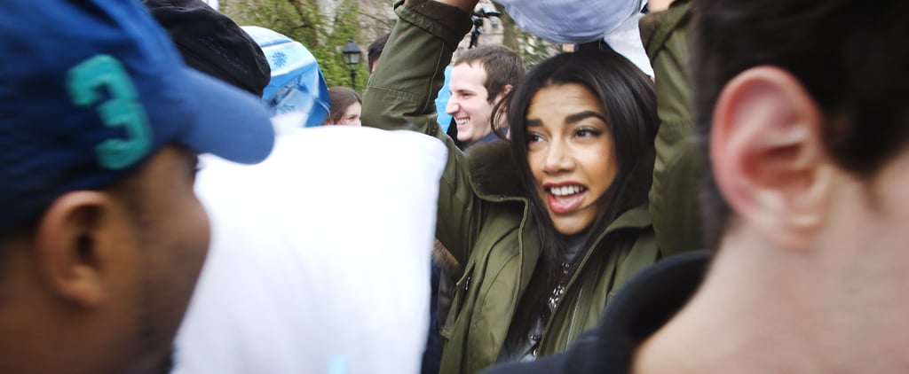International Pillow Fight Day With Hannah Bronfman (Video)