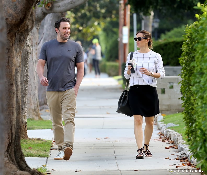 Sept. 22, 2016: The two share a laugh while walking to their car in LA.
