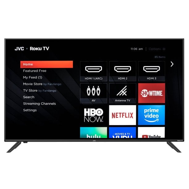 JVC 55" Class 4K UHD 2160p HDR Roku Smart LED TV