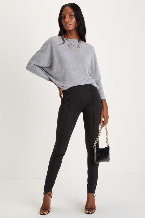 Lulus Rock Music Black High-Waisted Leggings