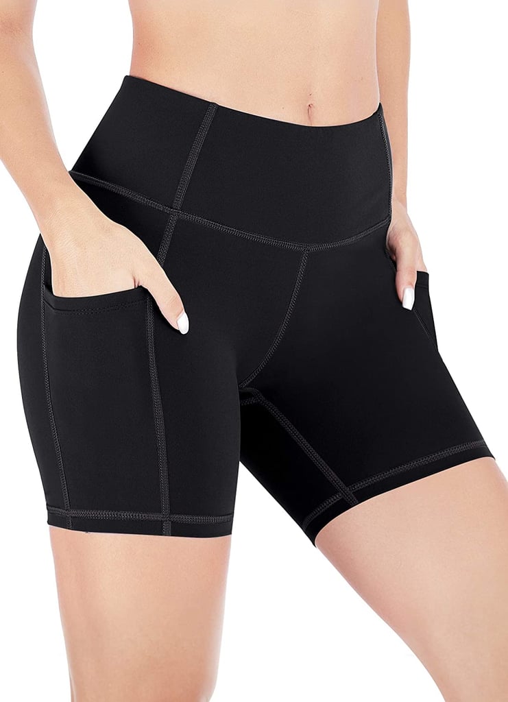 Heathyoga Biker Shorts With Pockets