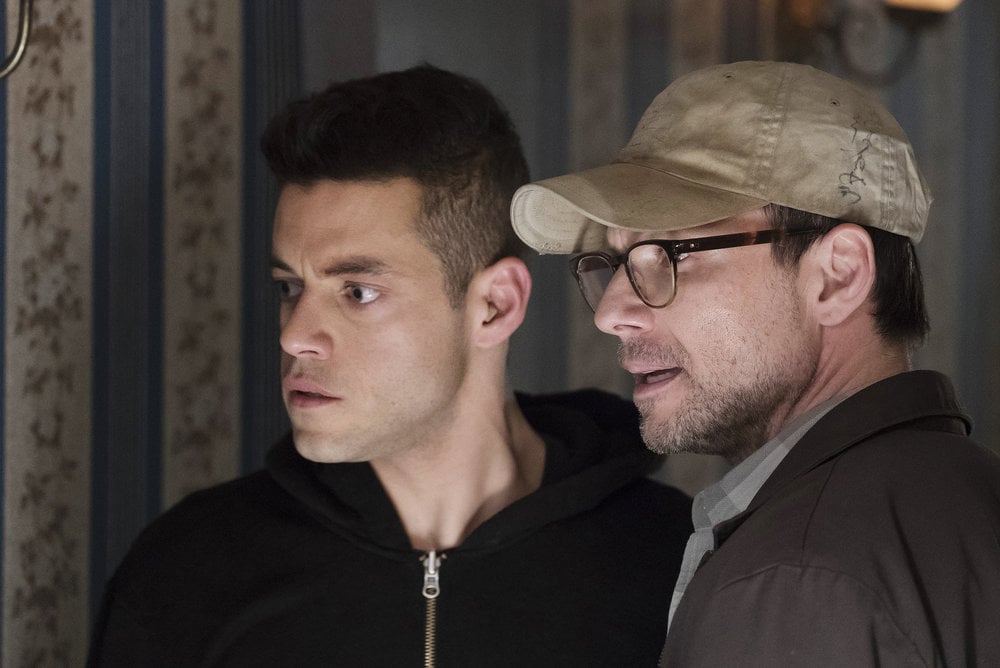 Christian Slater as Mr. Robot.