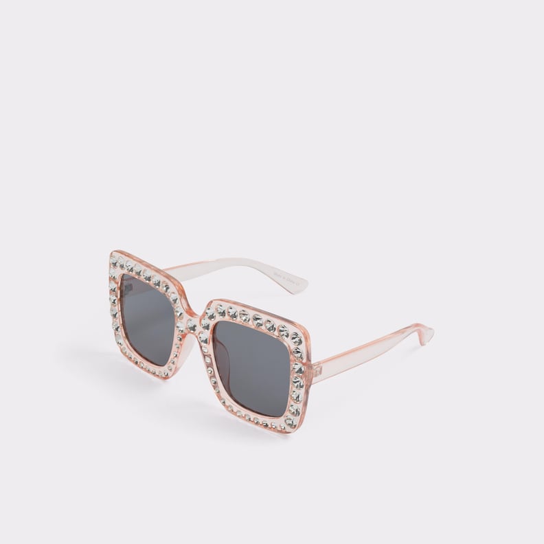 Aldo Boers Light Pink Women's Square Sunglasses