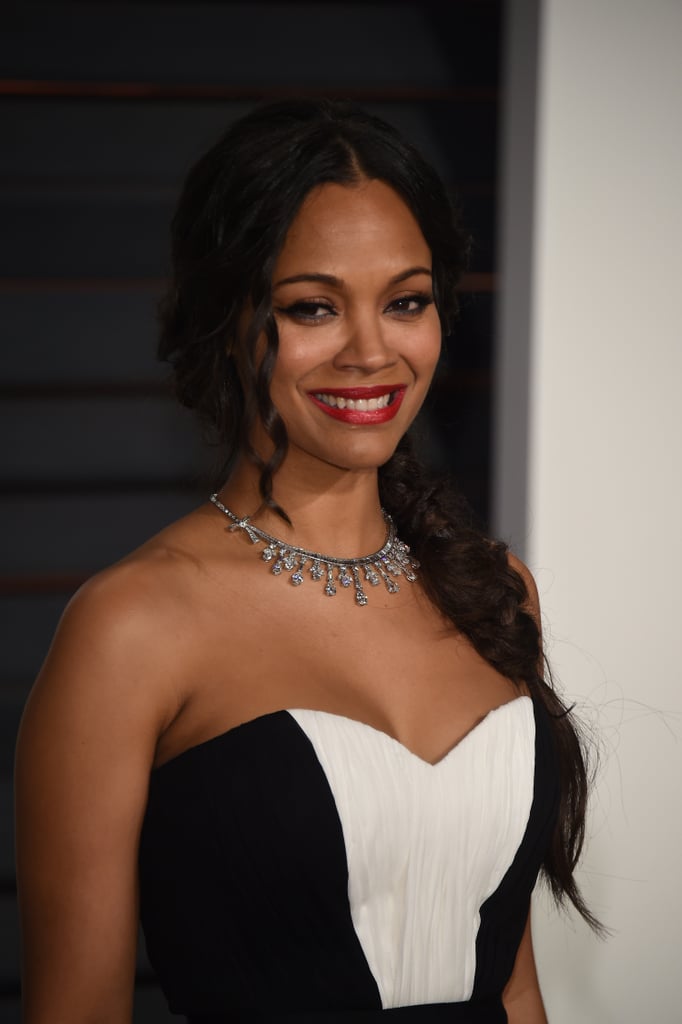 Zoe Saldana at the Oscars 2015 Pictures