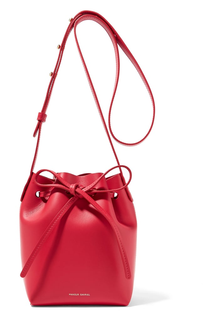 Mansur Gavriel Mini Mini Leather Bucket Bag