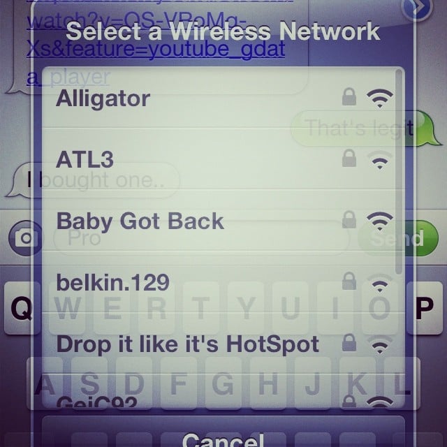 Thinking of a Clever WiFi Network Name