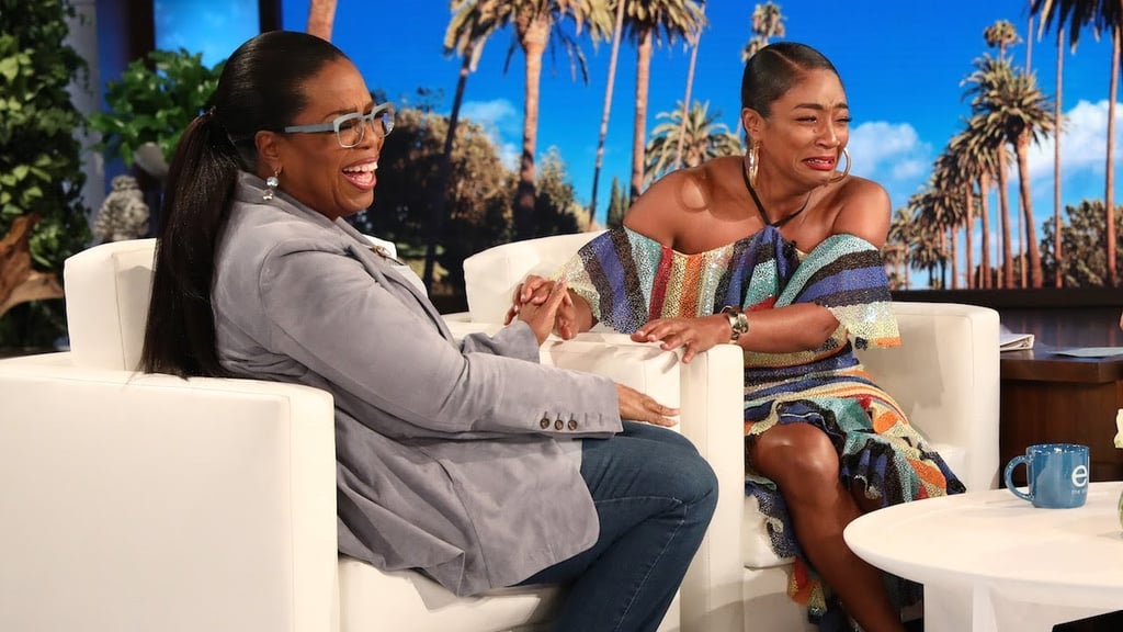 Tiffany Haddish Got a Surprise Visit From Oprah