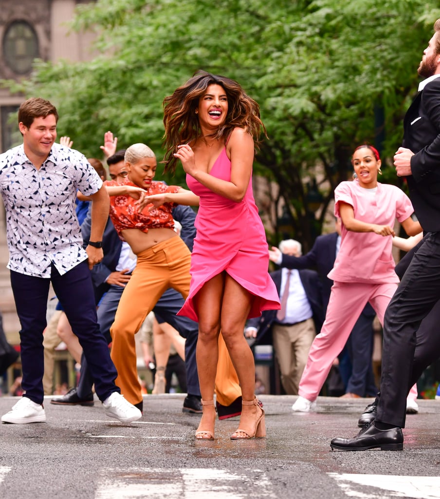 Priyanka Chopras Pink Dress In Isnt It Romantic Movie Popsugar 