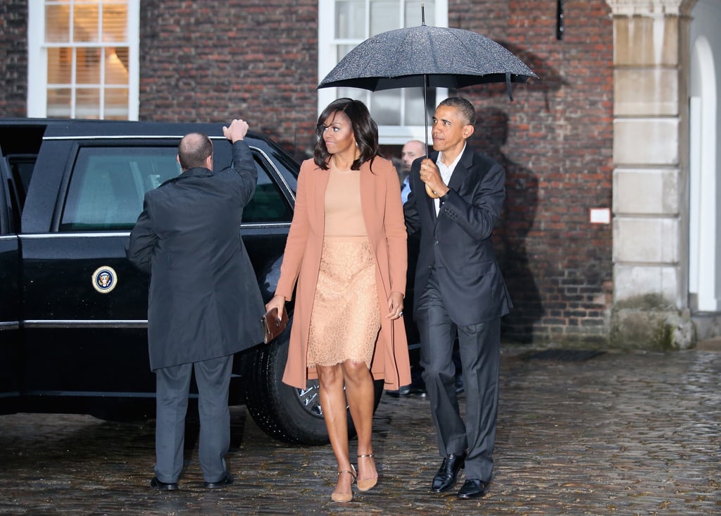 Michelle Obama and Kate Middleton at Kensington Palace