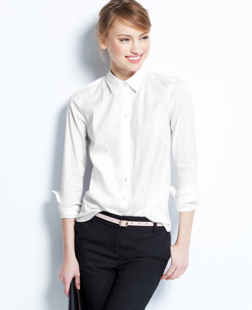 The Crisp White Button-Down | Tops Every Woman Should Have | POPSUGAR ...