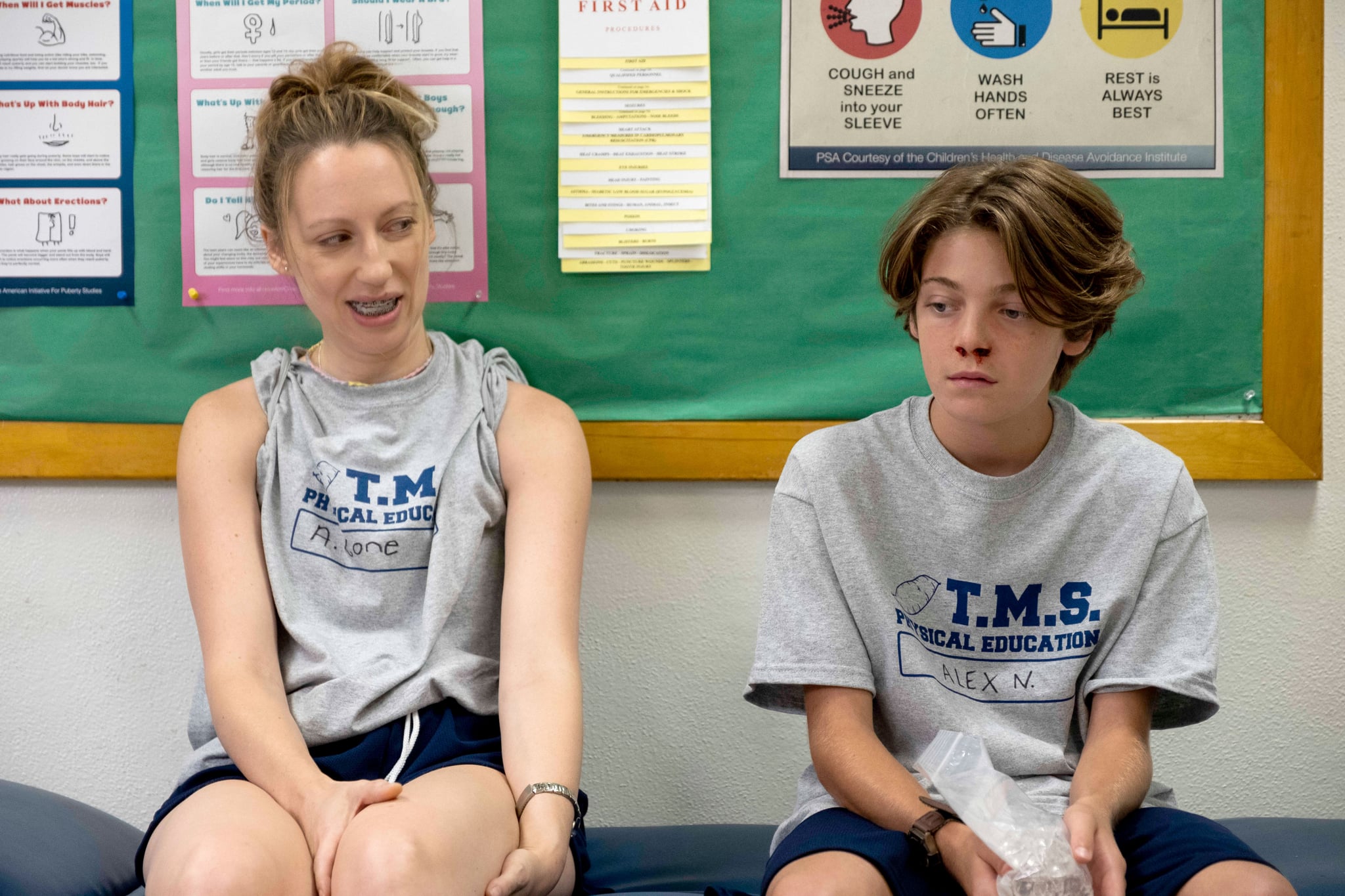 PEN15, from left: Anna Konkle, Lincoln Jolly, 'First Day', (Season 1, ep. 101, airs Feb. 8, 2019). photo: Alex Lombardi / Hulu  / Courtesy: Everett Collection