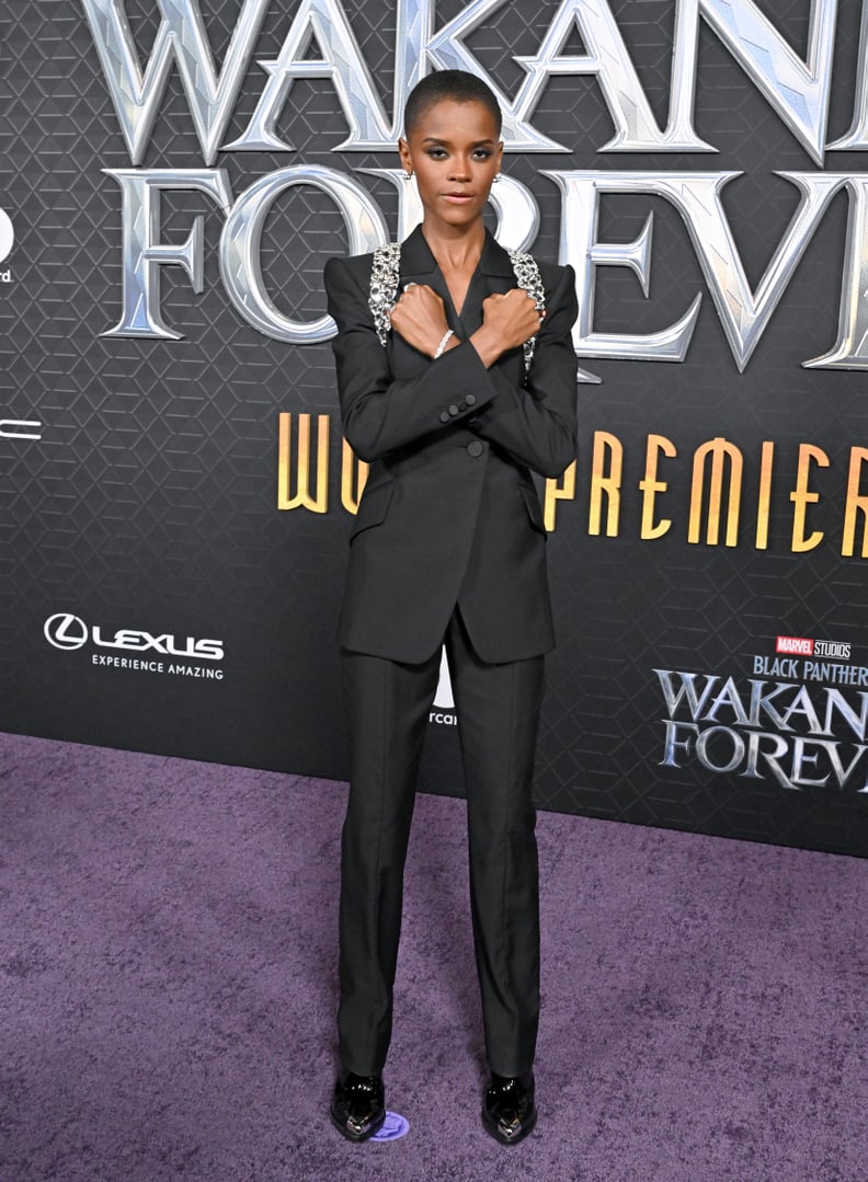 Letitia Wright at the "Black Panther 2: Wakanda Forever" Premiere