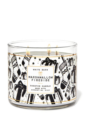 Marshmallow Fireside Three-Wick Candle