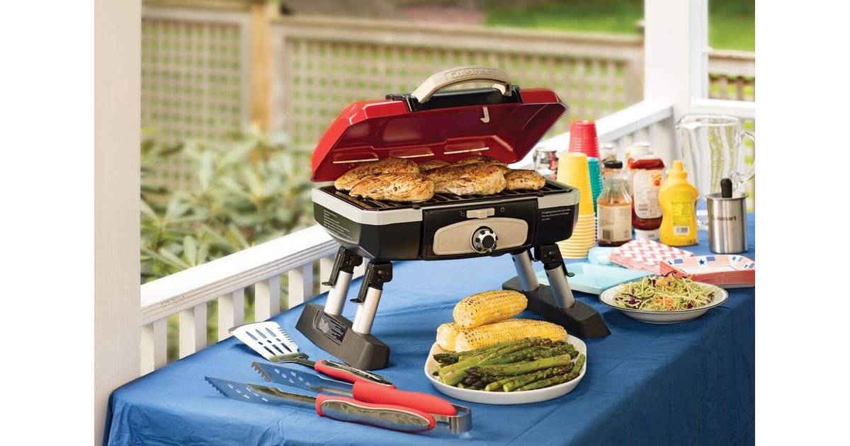 Cuisinart CGG180T Petit Gourmet Portable Tabletop Gas Grill Amazon